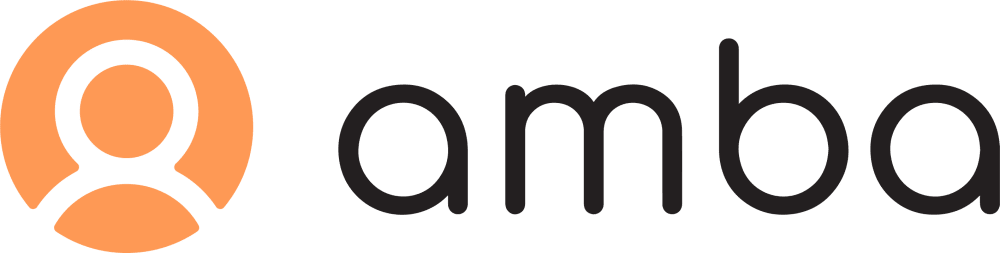 The logo for Amba