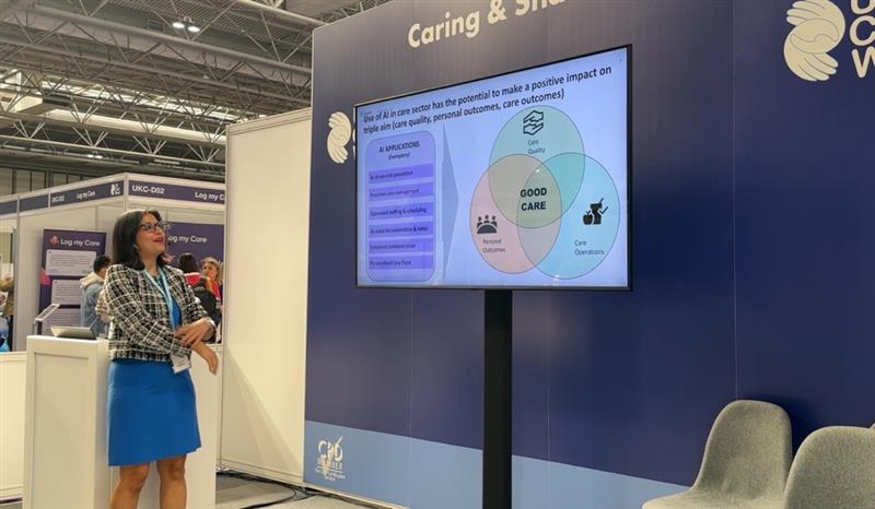 Sudha AI Talk UK Care Week 2025
