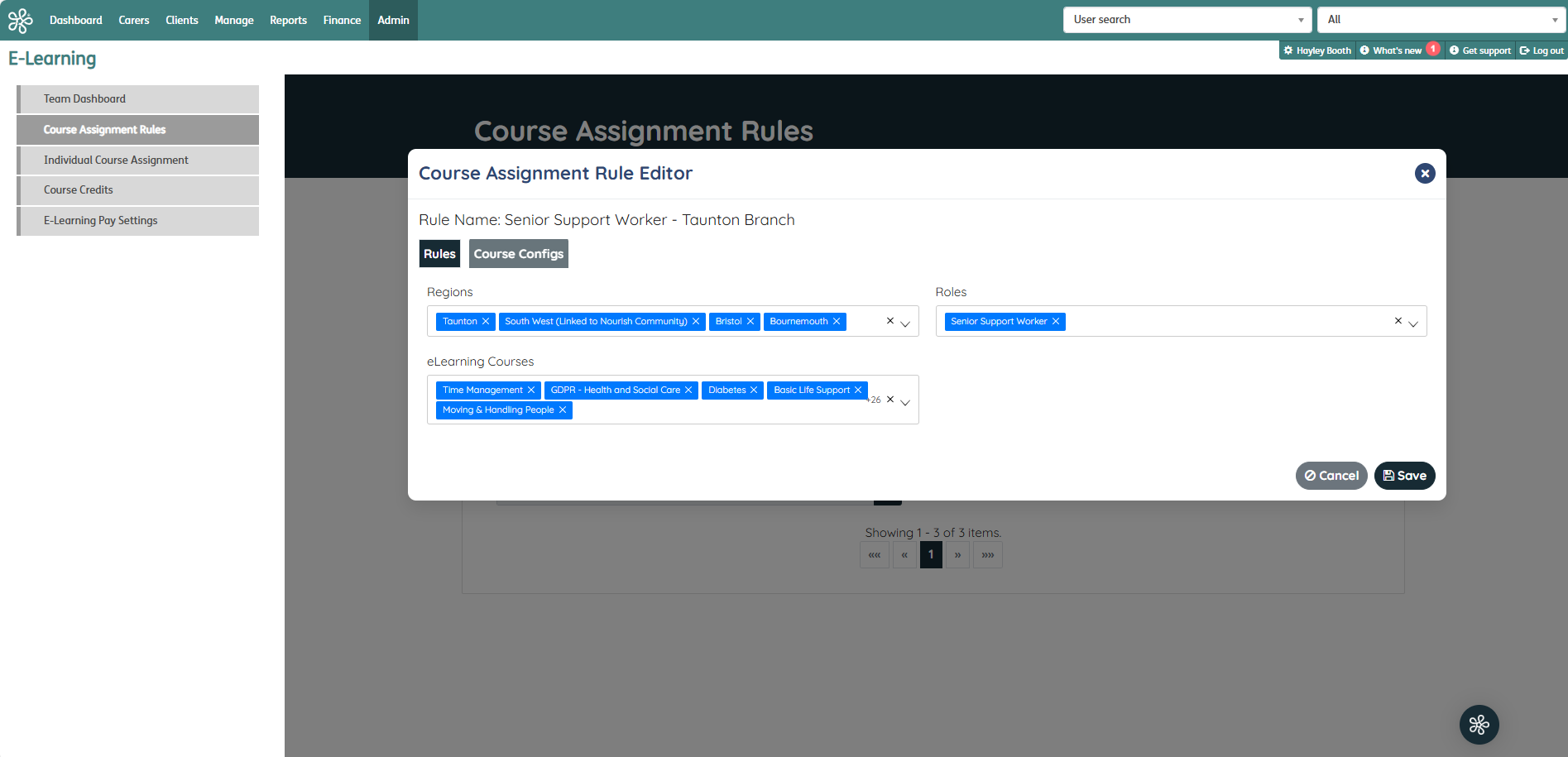 Nourish eLearning Course Assignment
